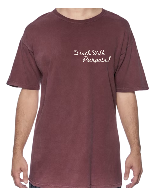 Teach With Purpose Pocket Transfer Tee