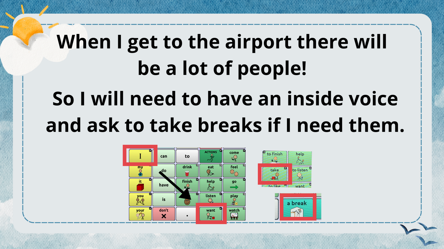 Airplane Social Story